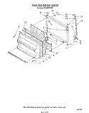 FREEZER DOOR Diagram and Parts List for ET18HKXTF01  Whirlpool Refrigerator