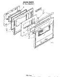 SECTION Diagram and Parts List for RB260PXK1  Whirlpool Wall Oven