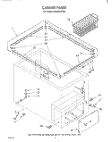 SECTION Diagram and Parts List for EH180FXPN5  Whirlpool Freezer