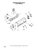 CONTROL PANEL Diagram and Parts List for KAWE764WWH1  KitchenAid Washer