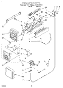 Part Location Diagram of LIT2198031 Whirlpool Service & Wiring Sheet
