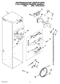 REFRIGERATOR LINER PARTS Diagram and Parts List for KSSS36QTB02  KitchenAid Refrigerator