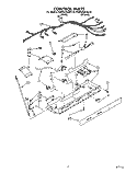 CONTROL Diagram and Parts List for KSRS22QAAL10  KitchenAid Refrigerator