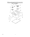 MAIN TOP Diagram and Parts List for 2872^0A  Whirlpool Microwave Oven Combo