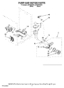 PUMP AND MOTOR PARTS, OPTIONAL PARTS (NOT INCLUDED) Diagram and Parts List for MFW9700SB1  Whirlpool Washer