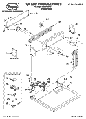 Part Location Diagram of 8579655 Whirlpool Panel, Control