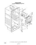 LINER Diagram and Parts List for ET18JMXSW08  Whirlpool Refrigerator
