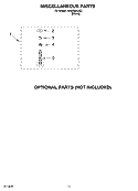 MISCELLANEOUS Diagram and Parts List for KAWS855JE3  KitchenAid Washer