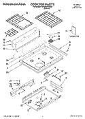 Part Location Diagram of WP9761557CB Whirlpool Range Grate Insert (Black)