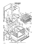 OVEN Diagram and Parts List for RS677PXV2  Whirlpool Range