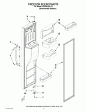 UNIT PARTS Diagram and Parts List for GSC25C5EYB00  Whirlpool Refrigerator