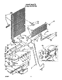 UNIT Diagram and Parts List for ET18HKXTF02  Whirlpool Refrigerator