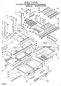 Part Location Diagram of 2150161 Whirlpool SHELF-GLAS