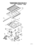COMPARTMENT SEPARATOR Diagram and Parts List for 8ET18ZKXYG00  Whirlpool Refrigerator