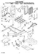 UNIT PARTS Diagram and Parts List for ED5JHAXTS01  Whirlpool Refrigerator