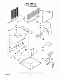 UNIT PARTS Diagram and Parts List for 8GT2FTKXSS03  Whirlpool Refrigerator