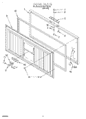 SECTION Diagram and Parts List for EH150FXDN00  Whirlpool Freezer