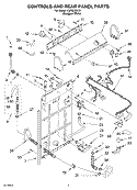 Part Location Diagram of 3955029 Whirlpool HARNS-WIRE
