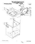 TOP AND CABINET, LIT/OPTIONAL Diagram and Parts List for KAWE742BAL0  KitchenAid Washer