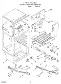 LINER, LIT/OPTIONAL Diagram and Parts List for ET14NKXGW01  Whirlpool Refrigerator