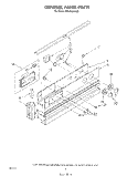 CONTROL PANEL , LITERATURE AND OPTIONAL Diagram and Parts List for RB1000XKW2  Whirlpool Wall Oven