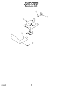 PUMP PARTS Diagram and Parts List for KUIA15PLLS3  KitchenAid Ice Maker