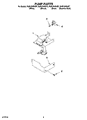 PUMP PARTS Diagram and Parts List for KUIS15NRHB7  KitchenAid Ice Maker