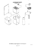 ACCESSORIES Diagram and Parts List for KUCC151T1  KitchenAid Trash Compactor
