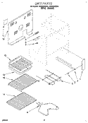 UNIT Diagram and Parts List for RF366BXDW1  Whirlpool Range