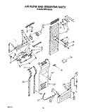 Part Location Diagram of 2000745 Whirlpool DUCT-AIR