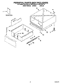 PEDESTAL PARTS (NOT INCLUDED), OPTIONAL PARTS (NOT INCLUDED) Diagram and Parts List for GEW9250PT0  Whirlpool Dryer