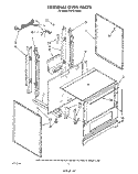 EXTERNAL OVEN Diagram and Parts List for FGP215VW0  Roper Range