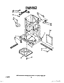FRAME Diagram and Parts List for TF4700XXP0  Whirlpool Trash Compactor