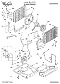 UNIT, LITERATURE Diagram and Parts List for ACQ294XA0  Whirlpool Air Conditioner