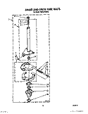 BRAKE AND DRIVE TUBE Diagram and Parts List for TAWL610WW0  Estate Washer