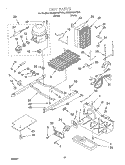UNIT Diagram and Parts List for 6ED25DQXFB03  Whirlpool Refrigerator