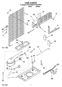 UNIT PARTS Diagram and Parts List for TT16DKXSQ01  Estate Refrigerator