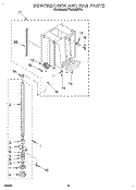 POWERSCREW AND RAM Diagram and Parts List for TC4700XBP0  Whirlpool Trash Compactor