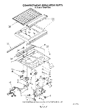 COMPARTMENT SEPARATOR Diagram and Parts List for ET25DMXVM02  Whirlpool Refrigerator