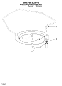 HEATER PARTS Diagram and Parts List for KUDS01VMMT2  KitchenAid Dishwasher