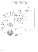 FREEZER LINER Diagram and Parts List for ED20DBXEW01  Whirlpool Refrigerator