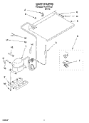 UNIT Diagram and Parts List for EL03CCXLB  Whirlpool Refrigerator