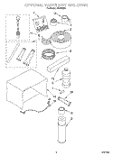 OPTIONAL Diagram and Parts List for CA5WM00  Crosley Air Conditioner