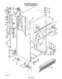 CABINET Diagram and Parts List for ET20NKXWW00  Whirlpool Refrigerator