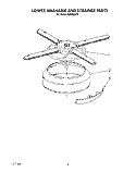 LOWER WASHARM AND STRAINER Diagram and Parts List for KUDB220T5  KitchenAid Dishwasher