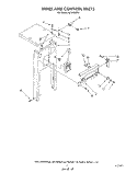 PANEL AND CONTROL Diagram and Parts List for KU1550VP0  Roper Trash Compactor