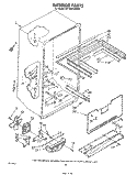 INTERIOR Diagram and Parts List for EF19MKXSW00  Whirlpool Refrigerator