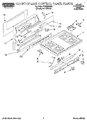Part Location Diagram of 4372416 Whirlpool KNOB