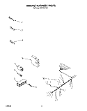 WIRING HARNESS Diagram and Parts List for DP8700XTN2  Whirlpool Dishwasher