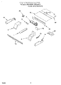 TOP VENTING, OPTIONAL Diagram and Parts List for RBD245PDQ7  Whirlpool Wall Oven